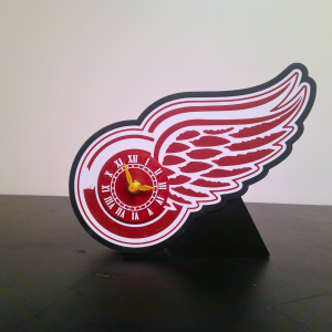 Red Wings Clock